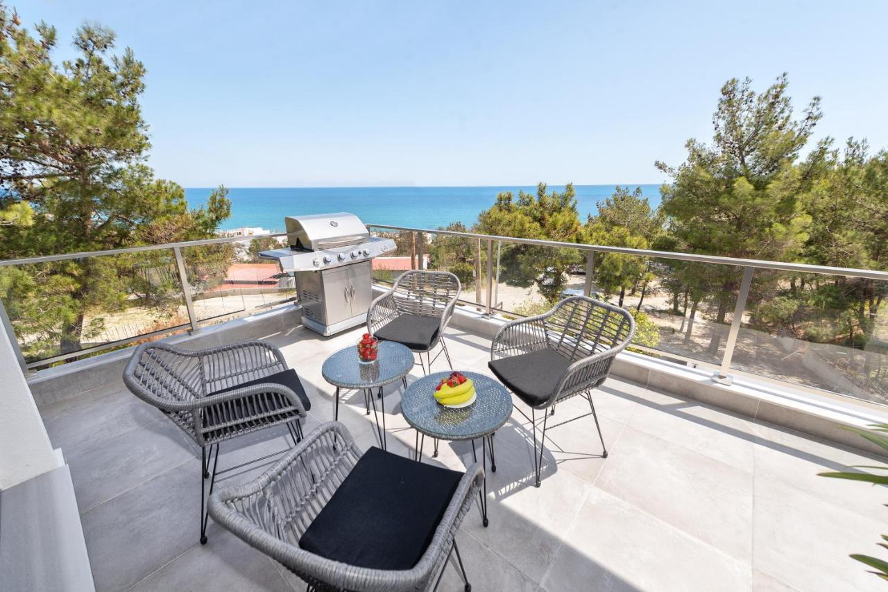 Anastasios House Stegna - Up Floor Apartment Archangelos  Exterior foto