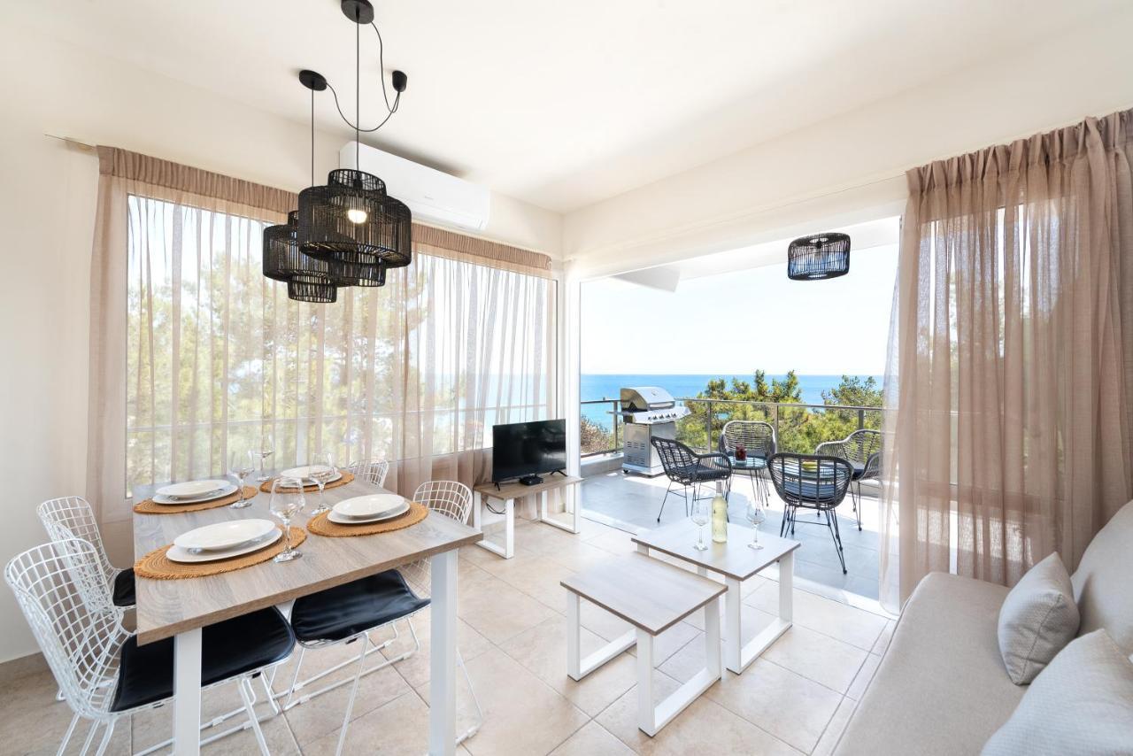 Anastasios House Stegna - Up Floor Apartment Archangelos  Exterior foto